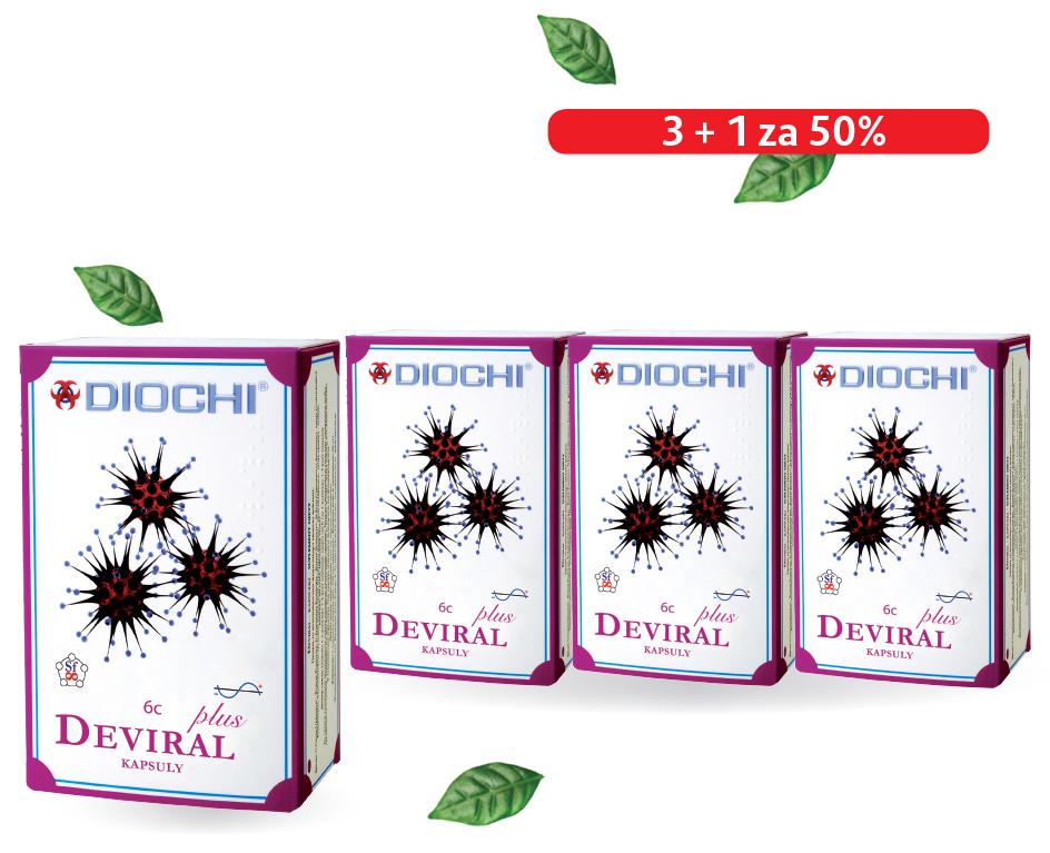 AKCE: Deviral Plus 3+1 za 50%